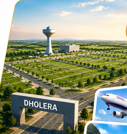 Dholera smart city plotted development view